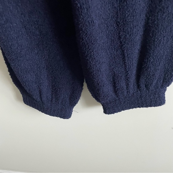 New! Free People FP Beach Claire terry Navy Knit strapless Jumpsuit 20147 - Picture 8 of 12